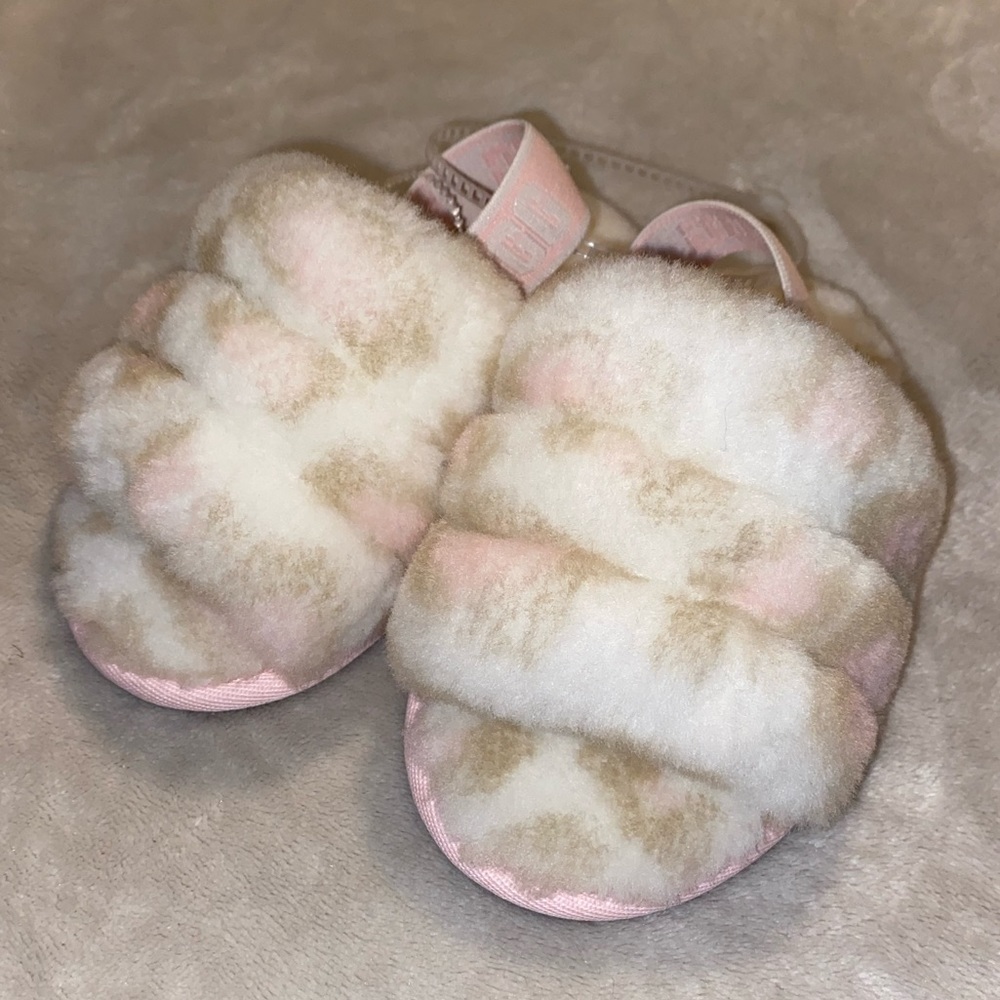 COPY - Panther print toddler UGG slides - Picture 2 of 6